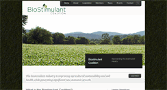 Desktop Screenshot of biostimulantcoalition.org